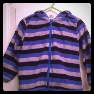 Boys fleece zipper hoodie